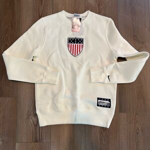 Nike Cream Sweatshirt with USA Shield